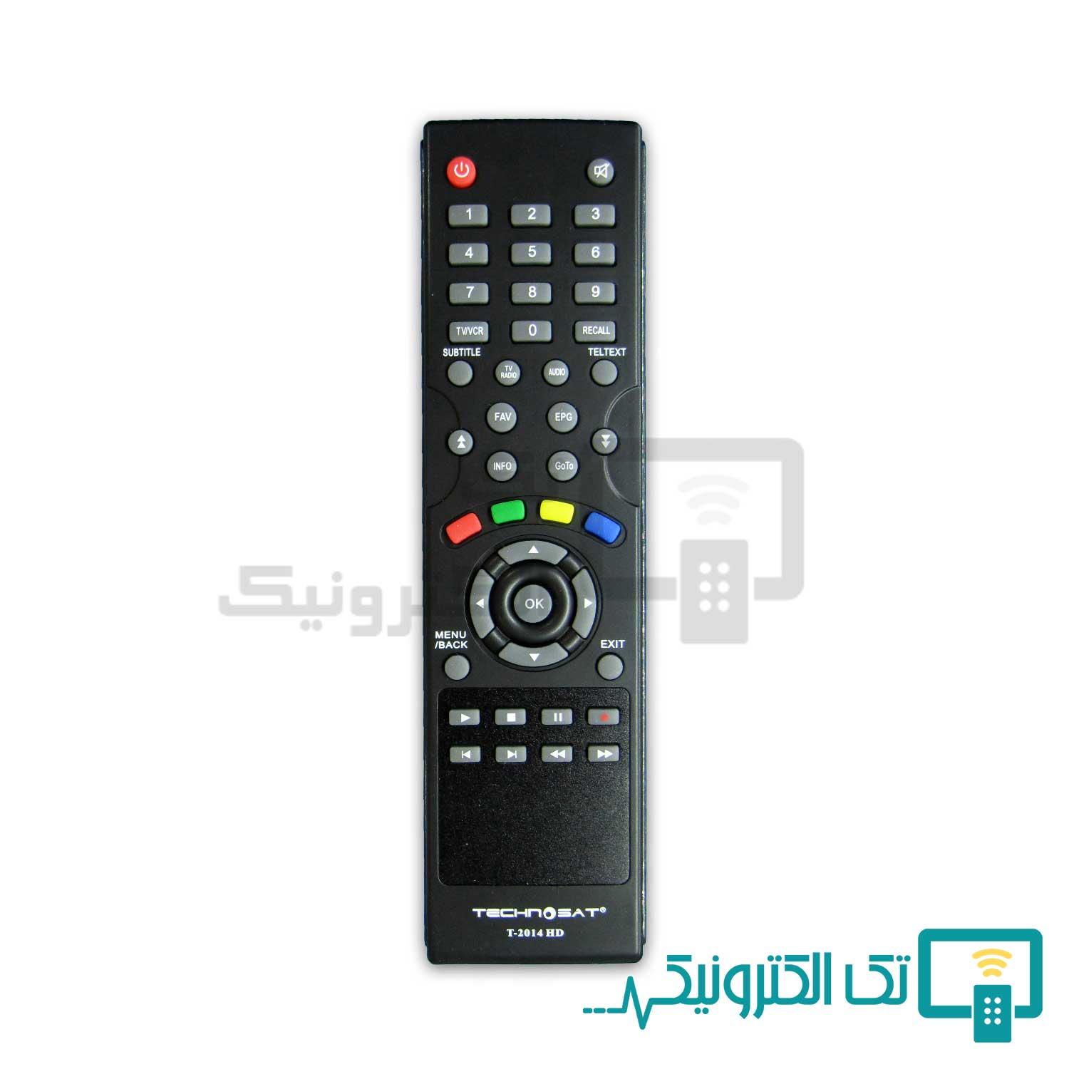 کنترل گیرنده دیجیتال تکنوست T-2014HD